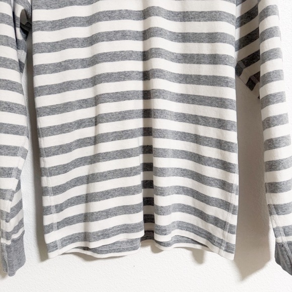 Hanna Andersson Organic Cotton Striped Long John Pajama Set - Picture 5 of 15